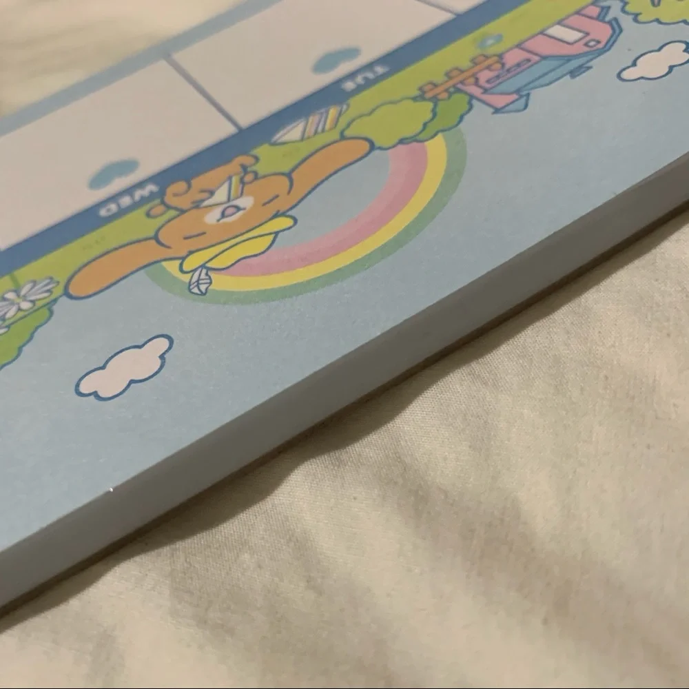 Blue Cinnamoroll Sanrio Weekly Planner Pad